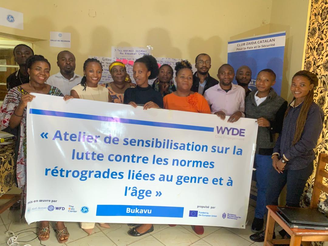 Sud-Kivu:  Le Club Zaïda Catalane sensibilise sur la lutte contre  les normes rétrogrades liées à l'âge et au genre.