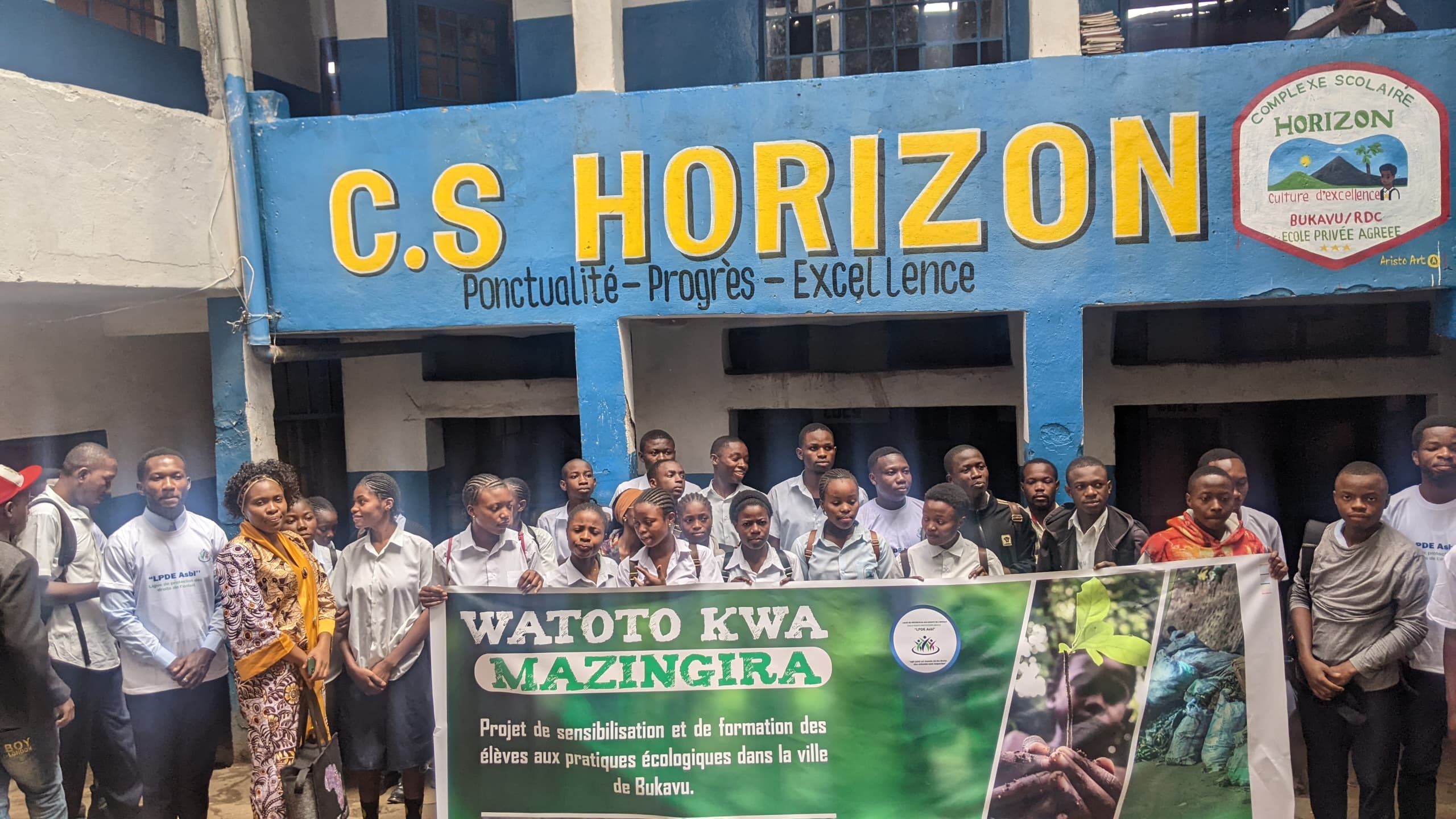 Sud-kivu : Le complexe scolaire Horizon s’engage dans le projet “Watoto Kwa Mazingira”