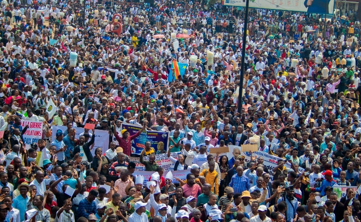 Sud-Kivu: La population s'unit pour la paix , une marche  contre la guerre