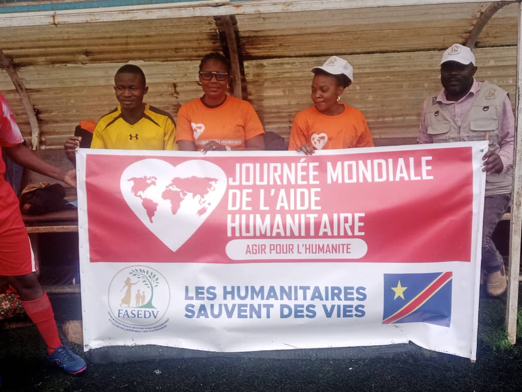Journée mondiale de l’aide humanitaire : Entre guerre et épidémies, les humanitaires du Sud-Kivu restent mobilisés
